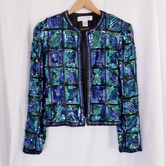 Vintage Jackets & Blazers - Vintage Sequin Jacket